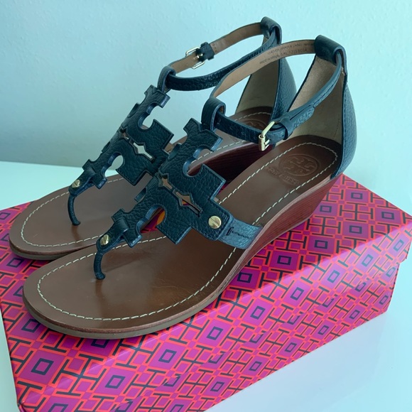 Tory Burch Sandal - Navy - Picture 1 of 5